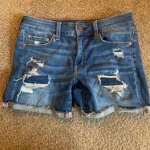denim shorts